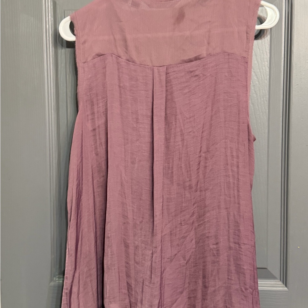 Simply Vera Vera Wang‎ Mauve Sleeveless Blouse - Picture 2 of 5